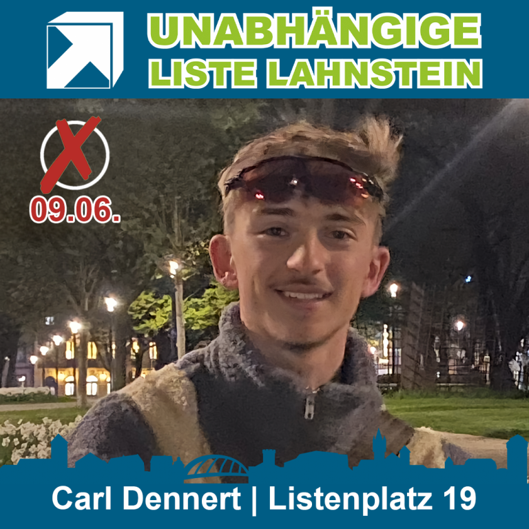 19 | Carl Dennert | Unabhängige Liste Lahnstein ULL