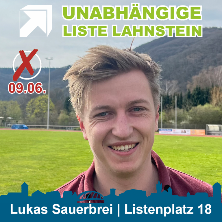 18 | Lukas Sauerbrei | Unabhängige Liste Lahnstein ULL