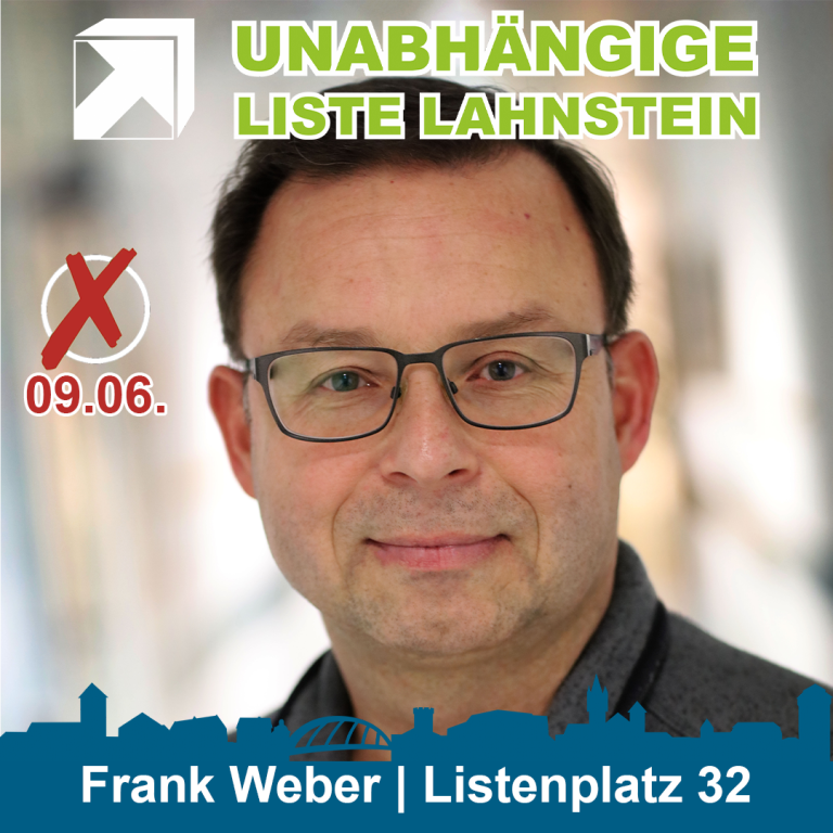 32 | Frank Weber | Unabhängige Liste Lahnstein ULL